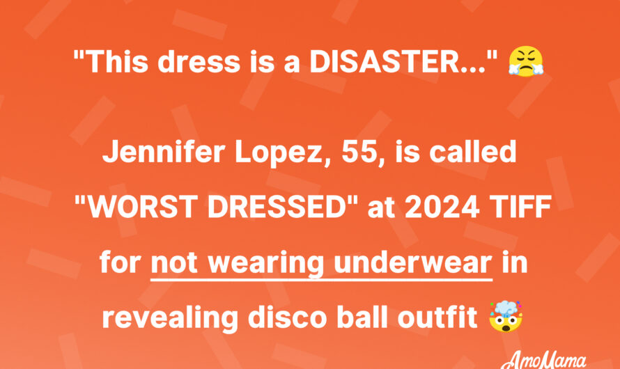 Jennifer Lopez Called ‘Worst Dressed,’ Rocking Disco Ball Outfit with Full Side Cutout at the 2024 TIFF