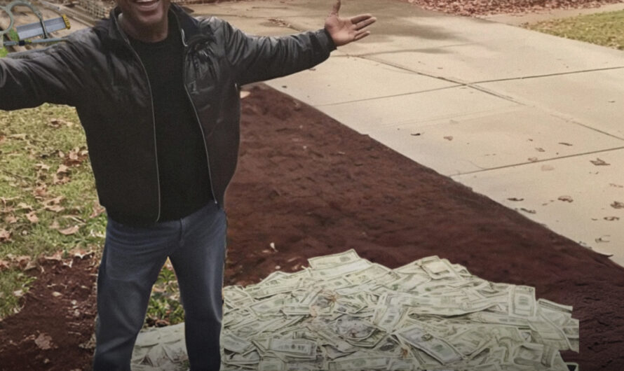 Poor Man Removes His Lawn and Discovers His Entire Yard Is Covered in Dollars — Story of the Day