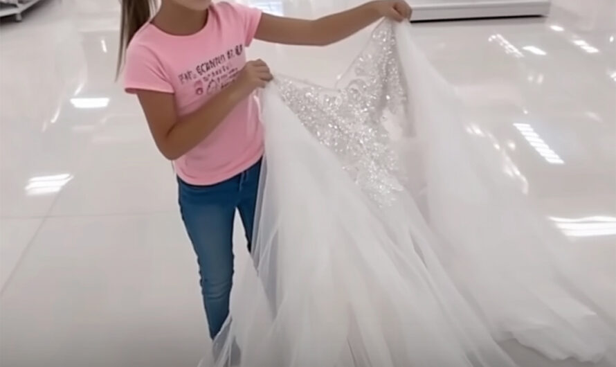 Just Before Wedding, Little Girl Steals Mom’s Wedding Dress and Begs a Stranger to Buy It — Story of the Day