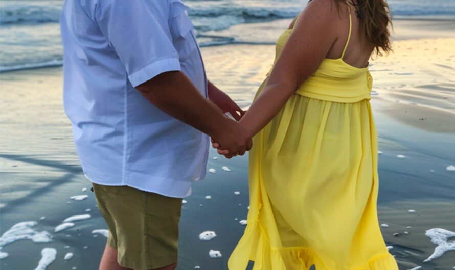 While on the Beach with My Husband, a Woman Ran Up, Knelt, and Said His Name