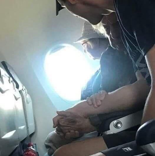 On my flight from San Diego